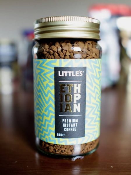littles ethiopian coffee on table